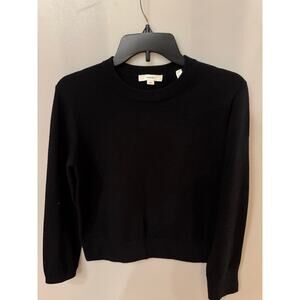 Vince Black Wool & Cashmere Crewneck Sweater - XS